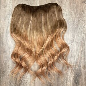 Brown and Tan Wavy Hair Extension Medium-Long